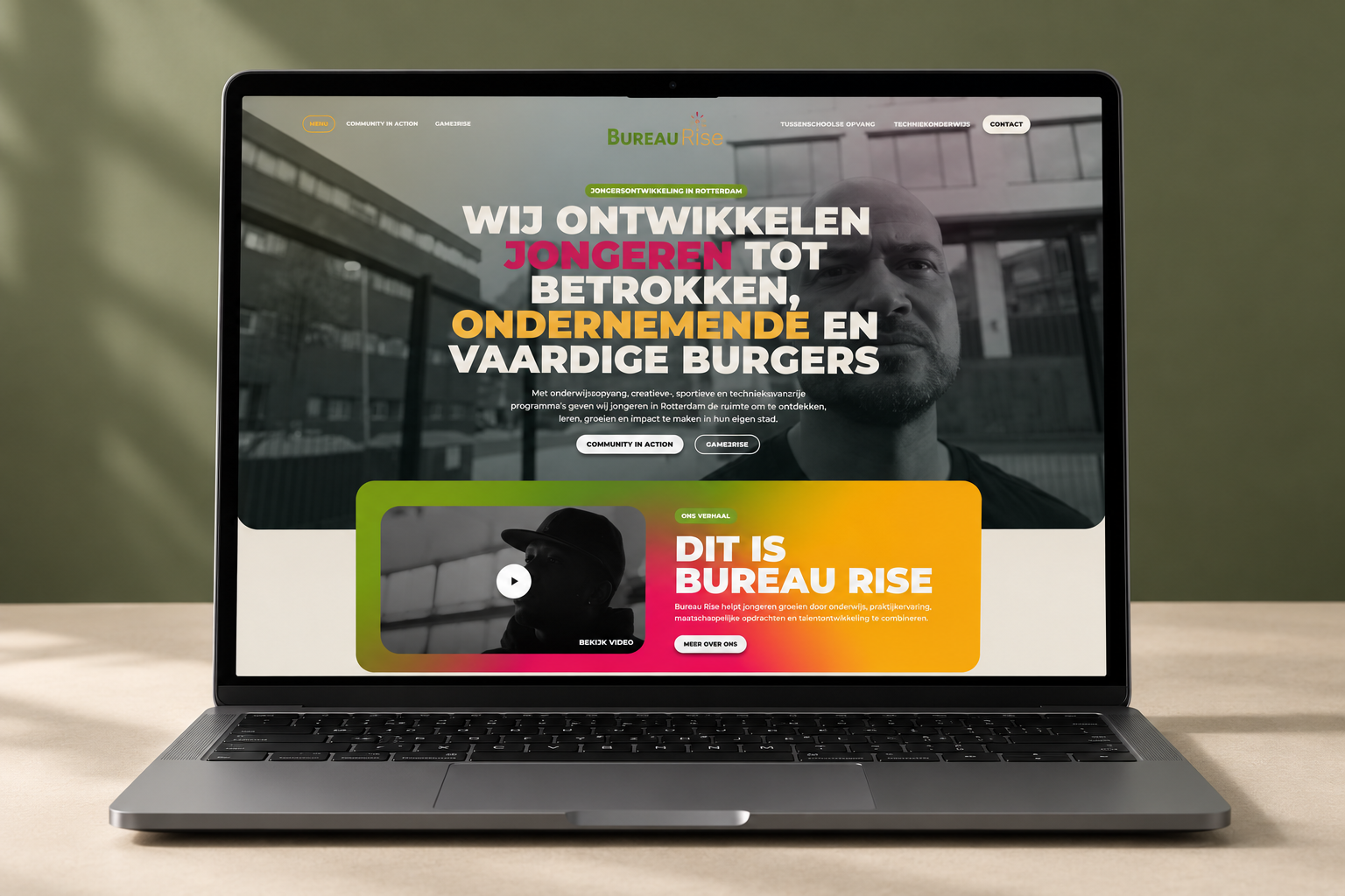 Visuele preview van Bureau Rise